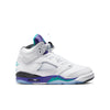 Big Kid's Jordan 5 Retro White/New Emerald-Grape Ice (HQ7980 100)