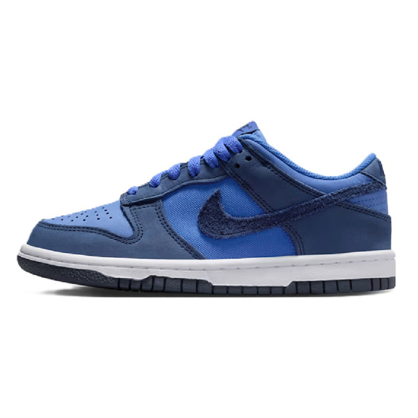 Big Kid's Nike Dunk Low SE Comet Blue-Midnight Navy-White (HQ9293 400)
