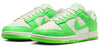 Women's Nike Dunk Low Sail/Green Strike (HV0842 133)