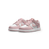 Little Kid's Nike Dunk Low White/Pink Glaze-Pomegranate (HV0930 100)