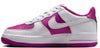 Big Kid's Nike Air Force 1 BG White/Hot Fuchsia (HV0938 100)