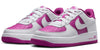 Big Kid's Nike Air Force 1 BG White/Hot Fuchsia (HV0938 100)