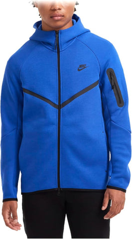 Men's Nike Tech Full Zip Hoodie Game Royal/Black (HV0949 480)