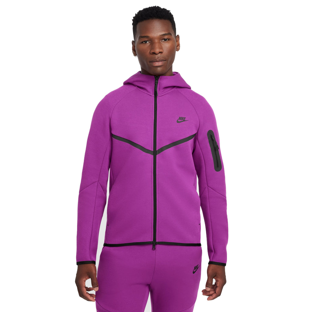 Men's Nike Tech Full Zip Hoodie Bold Berry (HV0949 505)