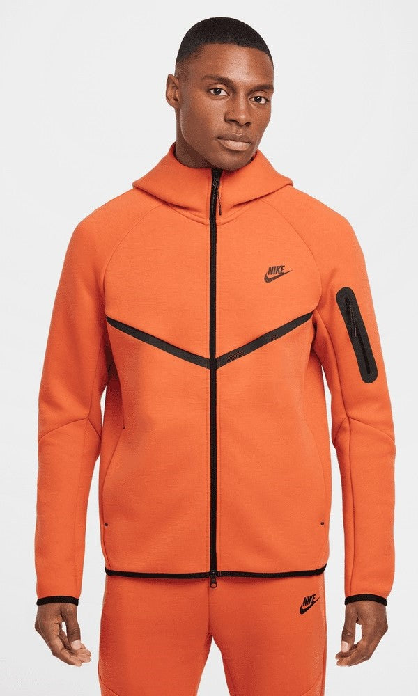 Men's Nike Tech Full Zip Hoodie Vintage Coral/Black (HV0949 846