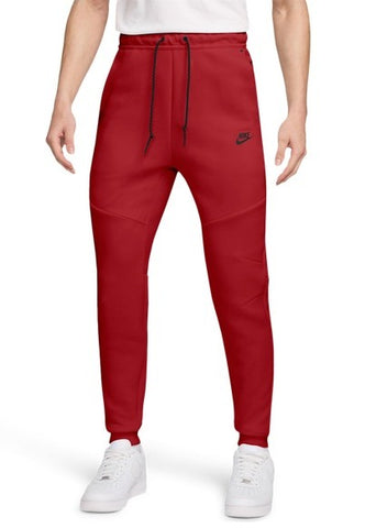 Men's Nike Sportswear Red/Black Tech Fleece Jogger (HV0959 687)