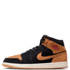 Men's Jordan 1 Mid SE Black/Flax-Varsity Red-Sail (HV4091 002)