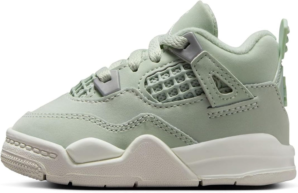 Toddler's Jordan 4 Retro Seafoam/Sail-Metallic Silver (HV4384 003)