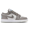 Big Kid's Jordan 1 Low SE Flat Pewter/Blue Chill (HV4398 014)