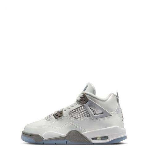 Big Kid's Jordan 4 Retro Photon Dust/ Blue Chill (HV4401 014)