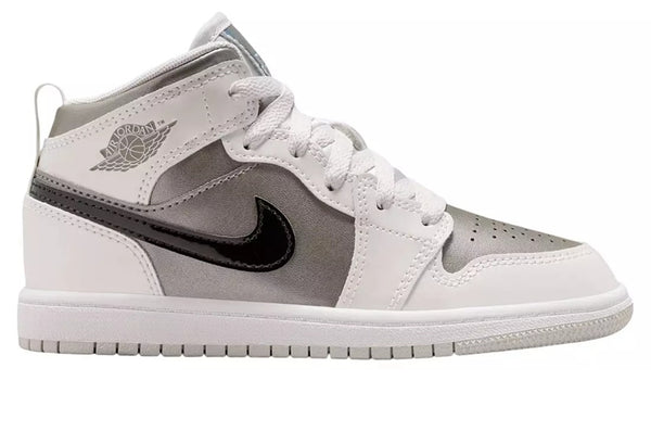 Little Kid's Jordan 1 Mid SE Photon Dust/Blue Chill (HV4459 014)