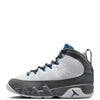 Big Kid's Jordan 9 Retro White/French Blue-Flint Grey (HV4574 100)