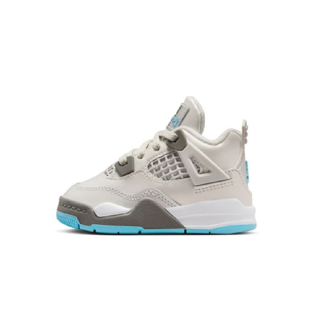 Toddler's Jordan 4 Retro Photon Dust/Blue Chill (HV4759 014)
