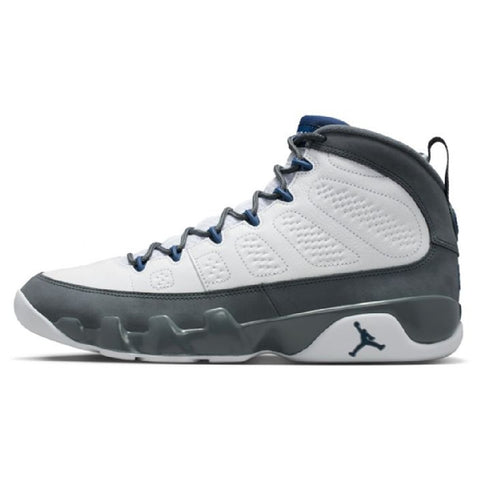Men's Jordan 9 Retro White/French Blue-Flint Grey (HV4794 100)