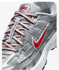 Big Kid's Nike P-6000 Metallic Silver/Gym Red (HV5064 002)