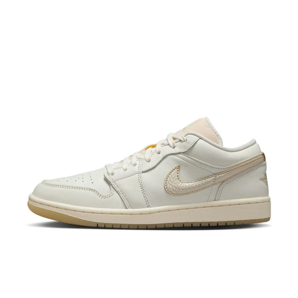 Women's Jordan 1 Low SE Sail/Team Gold-Pale Ivory (HV5157 100)