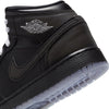 Big Kid's Jordan 1 Mid BG Black/Black-White-Wolf Grey (HV5180 010)