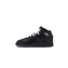 Big Kid's Jordan 1 Mid BG Black/Black-White-Wolf Grey (HV5180 010)