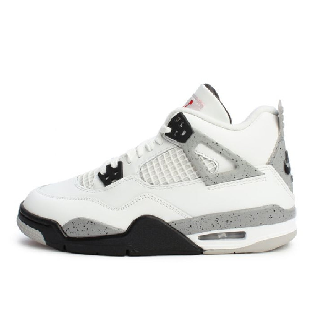 Big Kid's Air Jordan 4 Retro OG Summit White/Fire Red (IB4171 100)