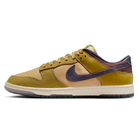 Men's Nike Dunk Low Retro SE Buff Gold/Dark Raisin (IB6752 700)