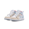 Toddler's Jordan 1 Mid SE Half Blue/Half Blue-Pale Ivory (IB7055 403)