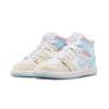 Little Kid's Jordan 1 Mid SE Half Blue-Half Blue-Pale Ivory (IB7056 403)