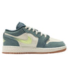 Big Kid's Jordan 1 Low SE Sea Glass/LT Lemon Twist-Hasta (IB7112 001)