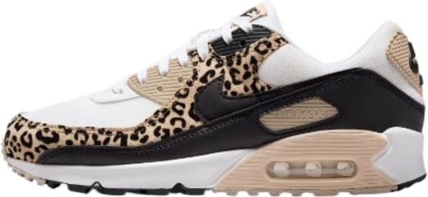 Women's Nike Air Max 90 White/Black-Sanddrift-Hemp (IF1619 100)