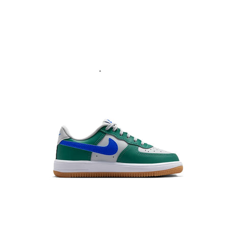 Little Kid's Nike Force 1 Low Lace Grey Fog/Racer Blue (IF1673 011)