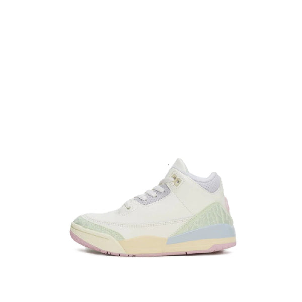 Little Kid's Jordan 3 Retro OG Sail/Aura-Jade Aura (IF4757 100)