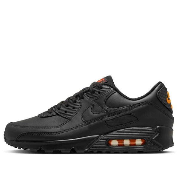Men's Nike Air Max 90 Black/Black-Safety Orange (IF5446 002)
