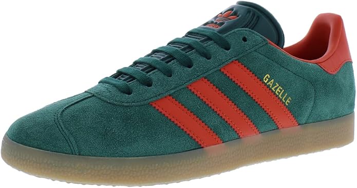 Men's Adidas Gazelle Bin Green/Orange-bin Green (IG6200)