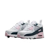 Little Kid's Nike Air Max 90 Easyon White/Wolf Grey-Pink Foam (IH1417 134)