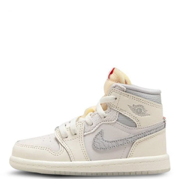 Toddler's Jordan 1 Retro High OG Sail/University Red-Pale Ivory (IH4282 100)