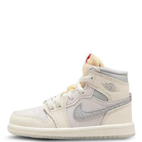 Toddler's Jordan 1 Retro High OG Sail/University Red-Pale Ivory (IH4282 100)