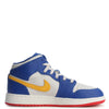Big Kid's Jordan 1 Mid BG Racer Blue/Speed Red-Gold (IM6562 445)