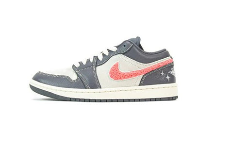 Women's Jordan 1 Low LT Graphite/Sail-Hot Punch (IM6565 014)