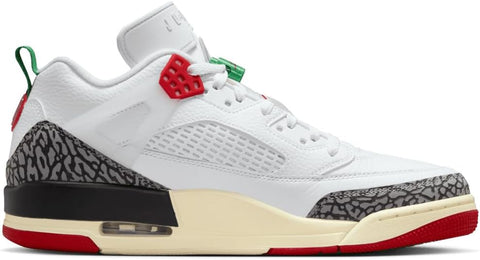 Men's Jordan Spizike Low SE White/Varsity Red-Black-Sail (IM7425 100)