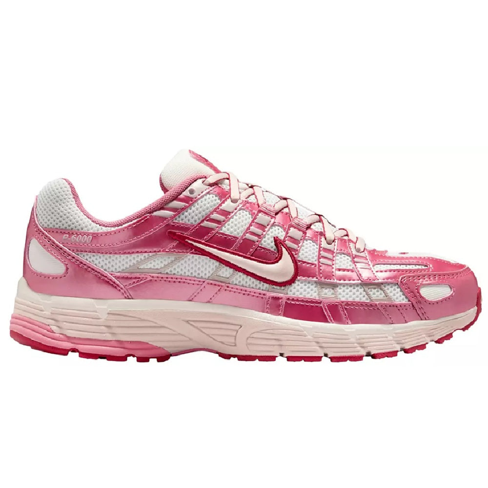 Women's Nike P-6000 Summit White/Silt Red-Peony (IO3496 100)