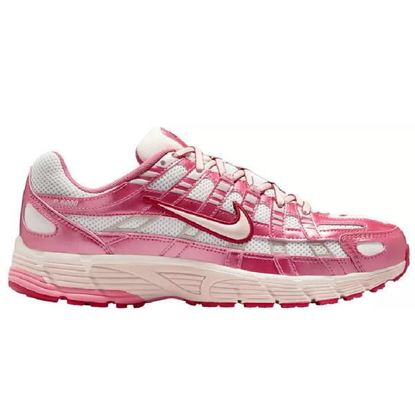 Women's Nike P-6000 Summit White/Silt Red-Peony (IO3496 100)