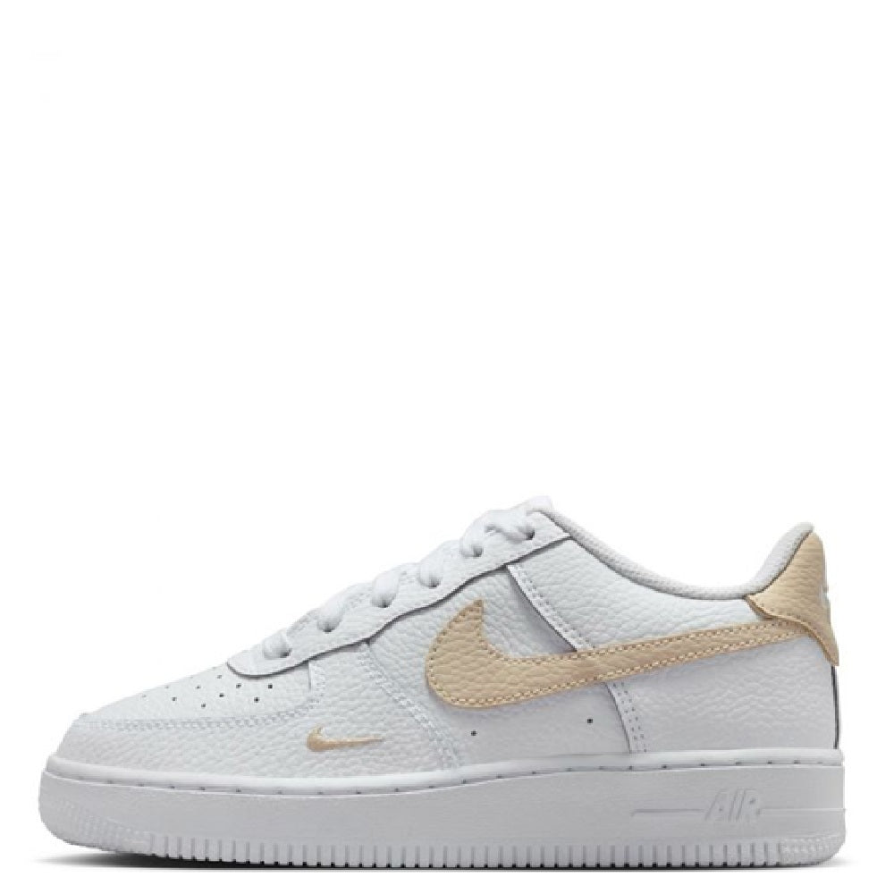 Big Kid's Nike Air Force 1 MS White/Rattan (IO7403 102)