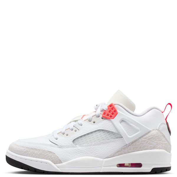 Men's Jordan Spizike Low White/Bright Crimson-Vast Grey (IQ0305 100)