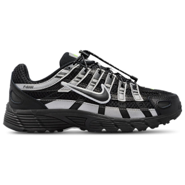 Big Kid's Nike P-6000 Black/Black-Metallic Silver (IQ0313 010)