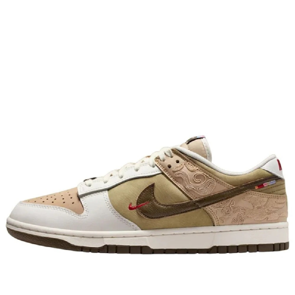 Men's Nike Dunk Low 'Year of the Horse' Linen/Dark Hazel-Phantom (IQ1118 220)