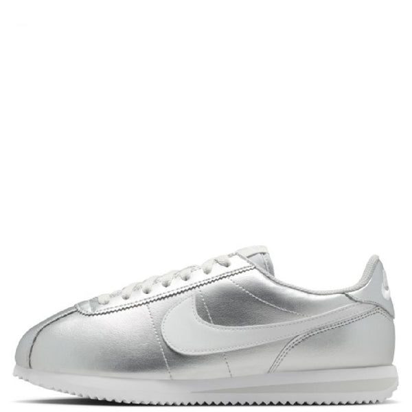 Women's Nike Cortez Metallic Silver/White-Grey Fog (IR0042 001)