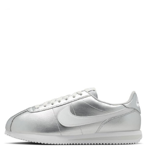 Women's Nike Cortez Metallic Silver/White-Grey Fog (IR0042 001)