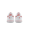 Big Kid's Nike Force 1 Low Js White/Picante Red-White (IR0270 102)