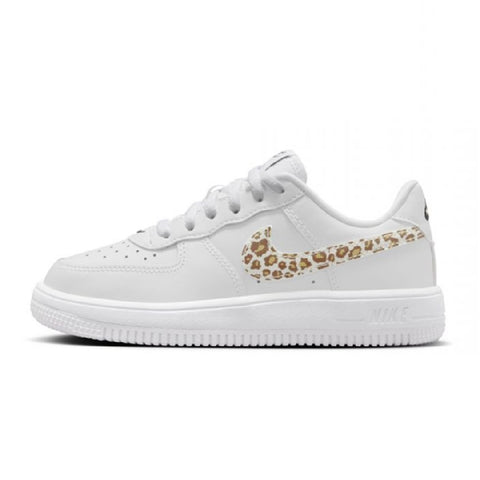 Little Kid's Nike Force 1 Low CH Lace White/Black-White (IR0271 100)