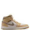 Women's Jordan 1 Mid SE Sesame/Khaki-Sail-Coconut Milk (IR2011 247)