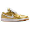 Women's Jordan 1 Low Gold/Gold-White-Gum Yellow (IR2304 703)
